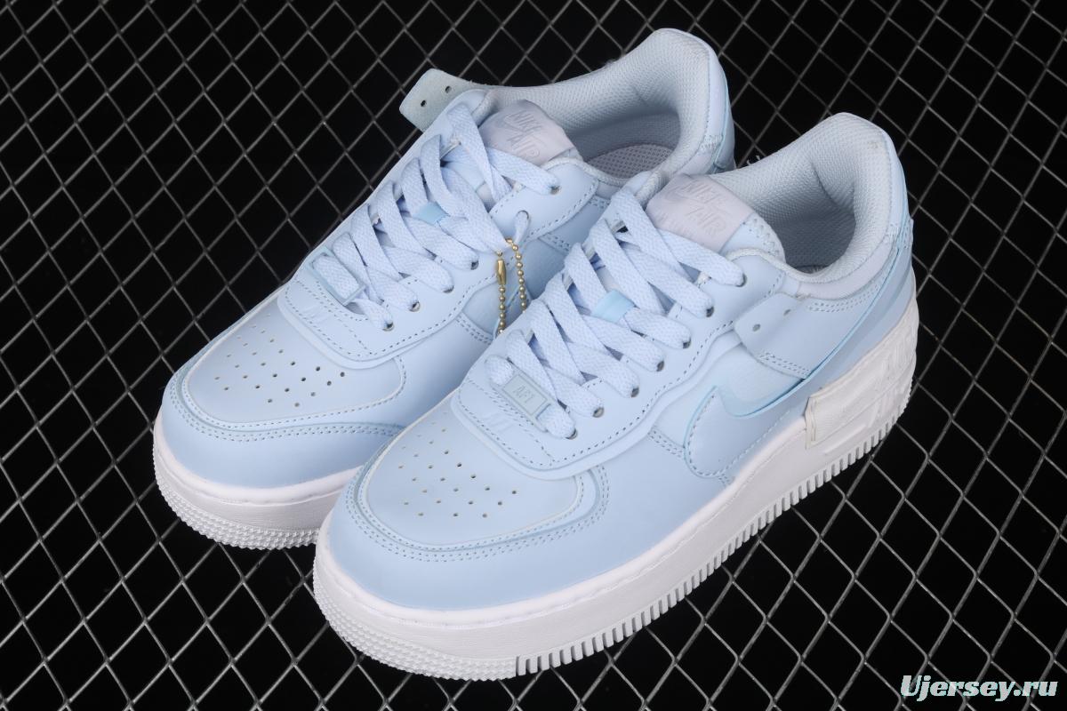 NIKE Air Force 1 ShAdidasow light weight heightened low-top board shoes CV3020-400