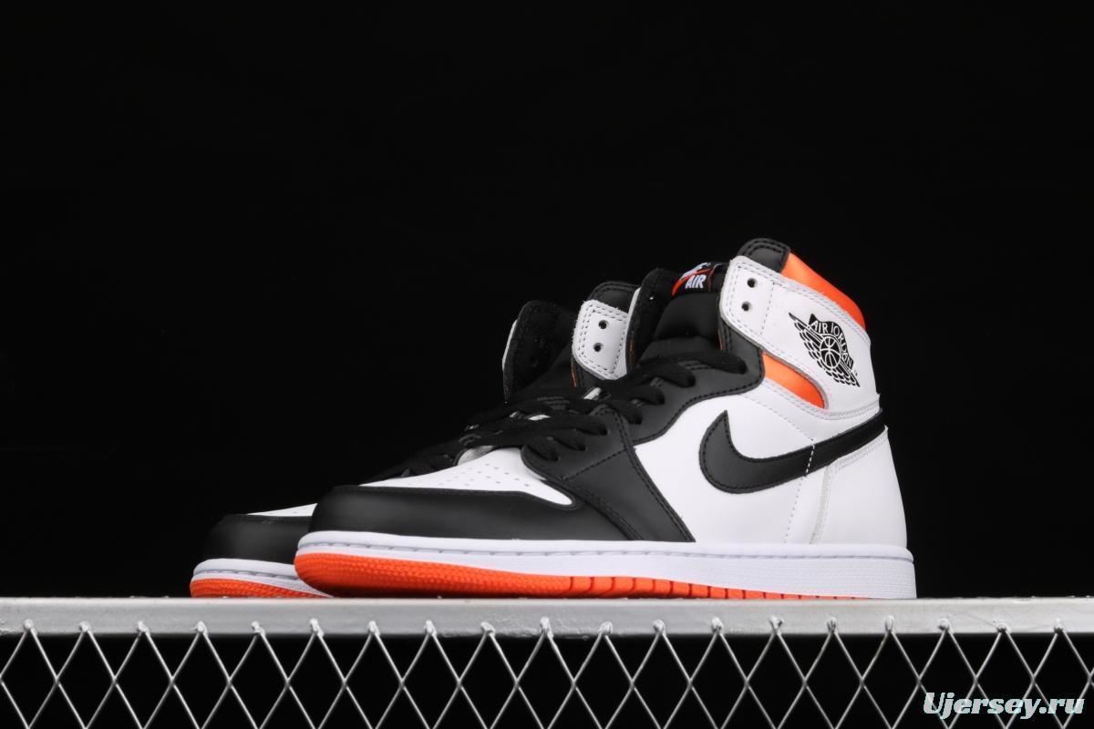 Air Jordan 1 High OG Black Toe Shattered Backboard rebound black toe high top basketball shoes 555088-180
