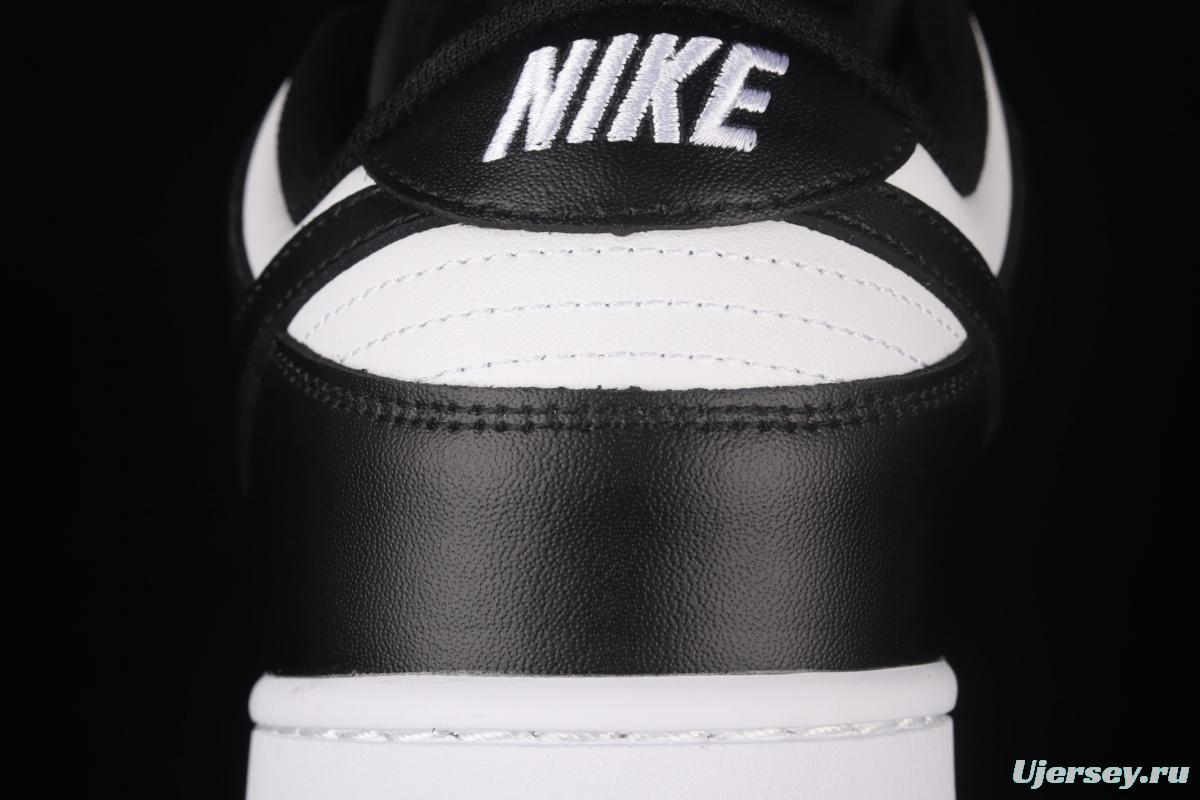 NIKE SB DUNK Low prm black and white panda SB buckle rebound fashion casual board shoes DD1391-100