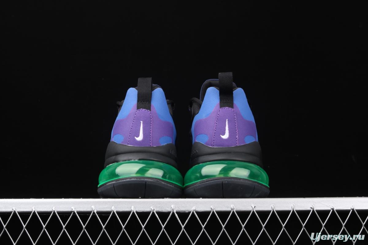 NIKE Air Max 270React new high-frequency mesh function half-palm air cushion cushioning running cloth shoes AO4971-005