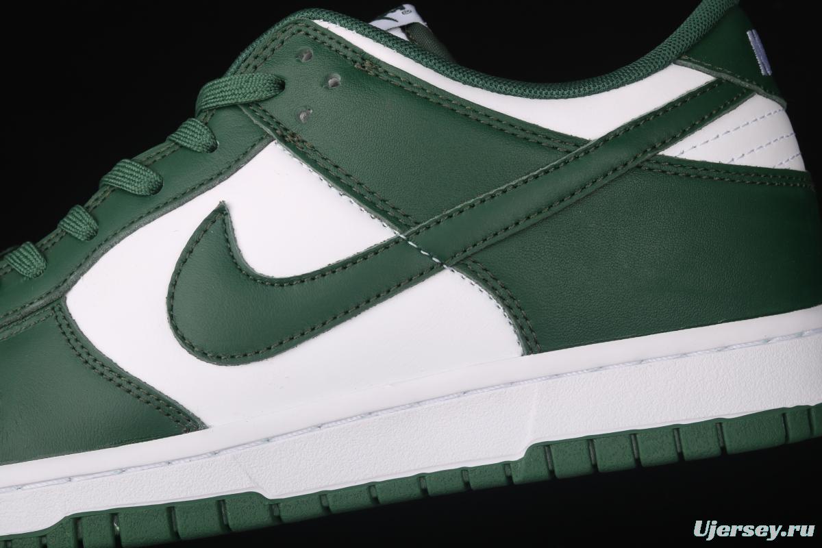 NIKE SB DUNK Low Team Green Michigan White and Green Slam Dunk Series low side Leisure Sports Skateboard shoes DD1391-101