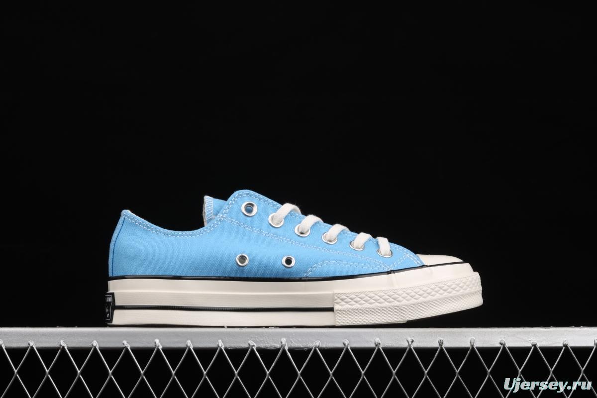 Converse Chuck 70s new spring color lake water blue matching low-top casual board shoes 171569C