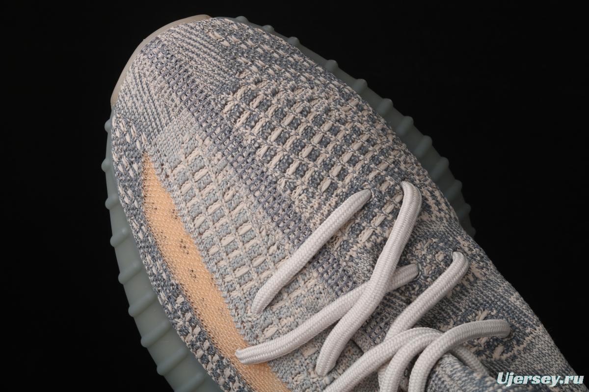 Adidas Yeezy Boost 350 V2 Israfil FZ5421 Darth Coconut 350 second Generation Silver Blue Angel Color BASF Popcorn