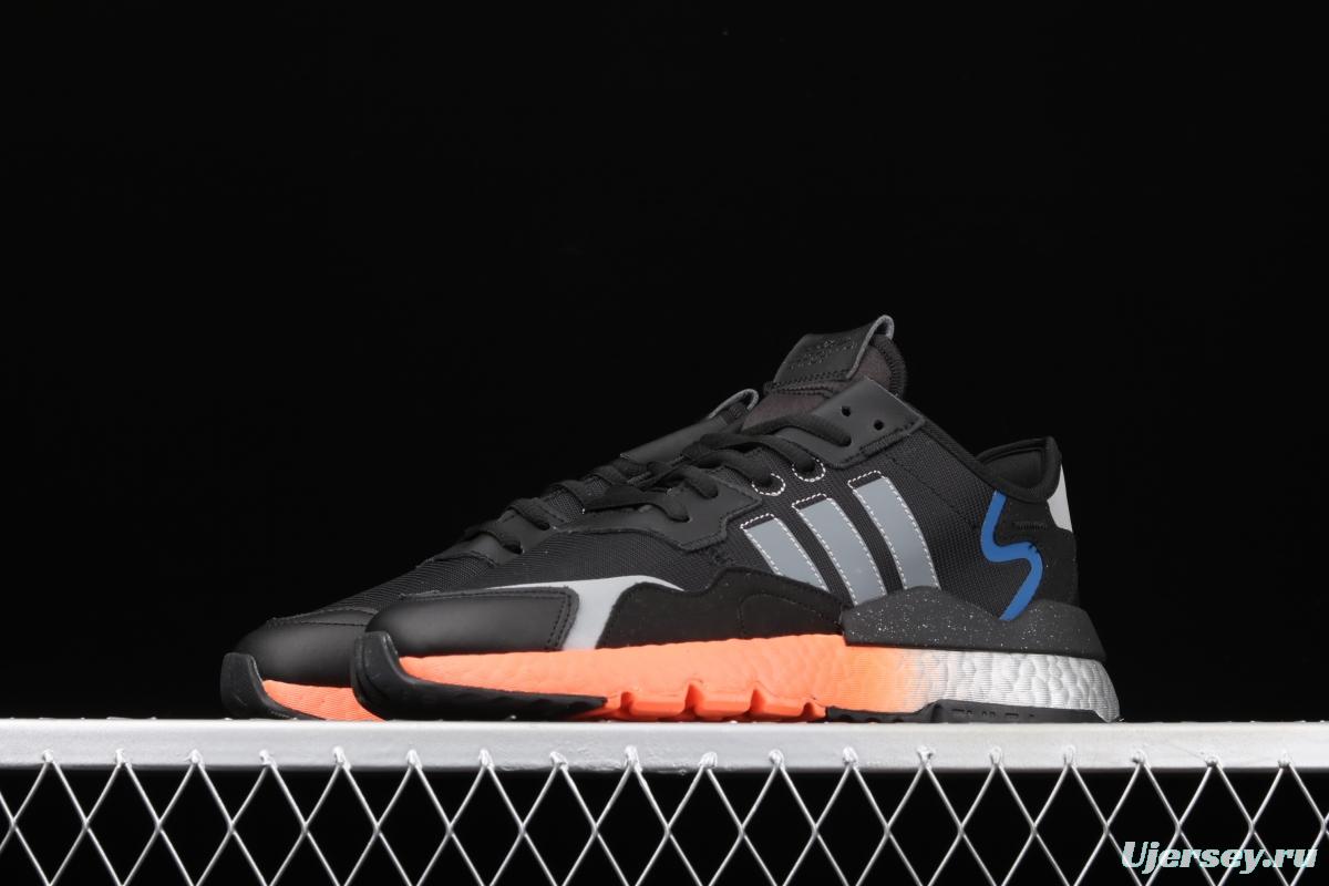 Adidas Nite Jogger Boost FY3686 3M reflective retro running shoes