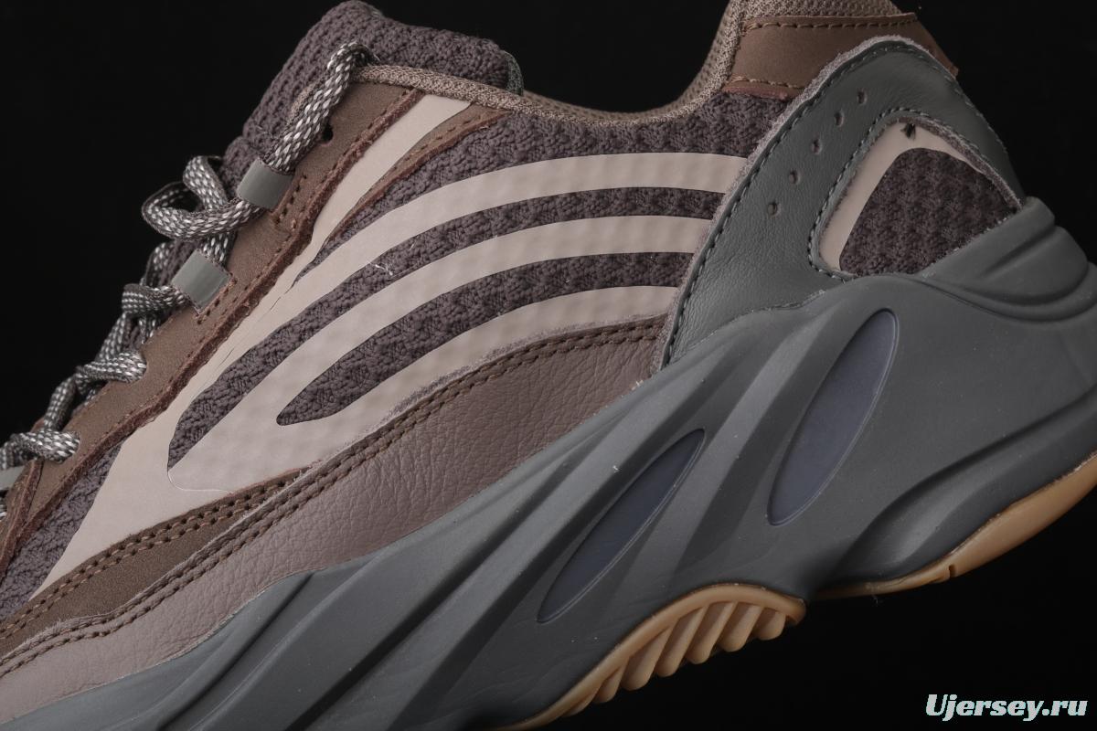 Adidas Yeezy Boost 700Inertia EG6860 Kanye coconut 700gray brown running shoes 3M reflective BASF popcorn