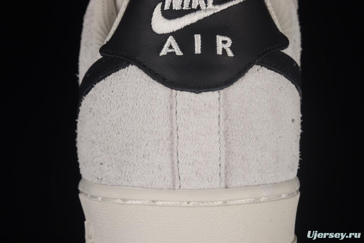 NIKE Air Force 1x 07 Low gray-black hook low-top casual board shoes BG5120-315