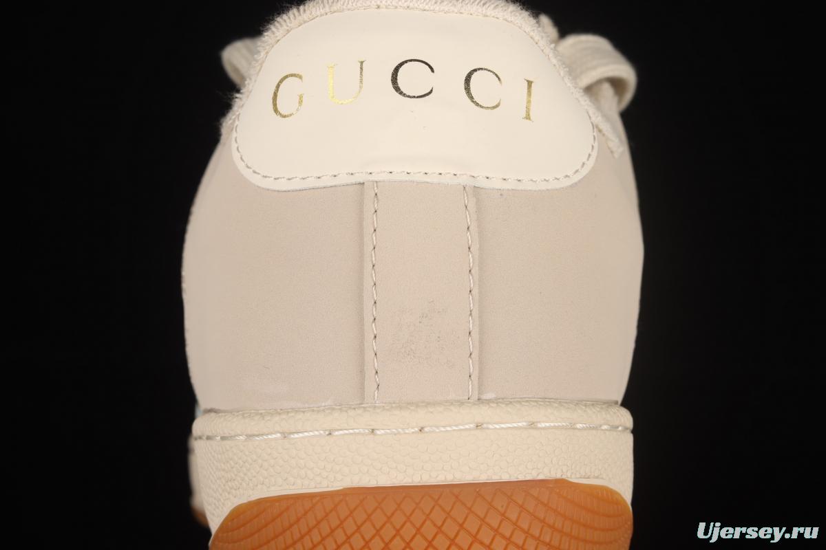 Gucci Distressed Screener Sneaker Gucci classic dirty shoes