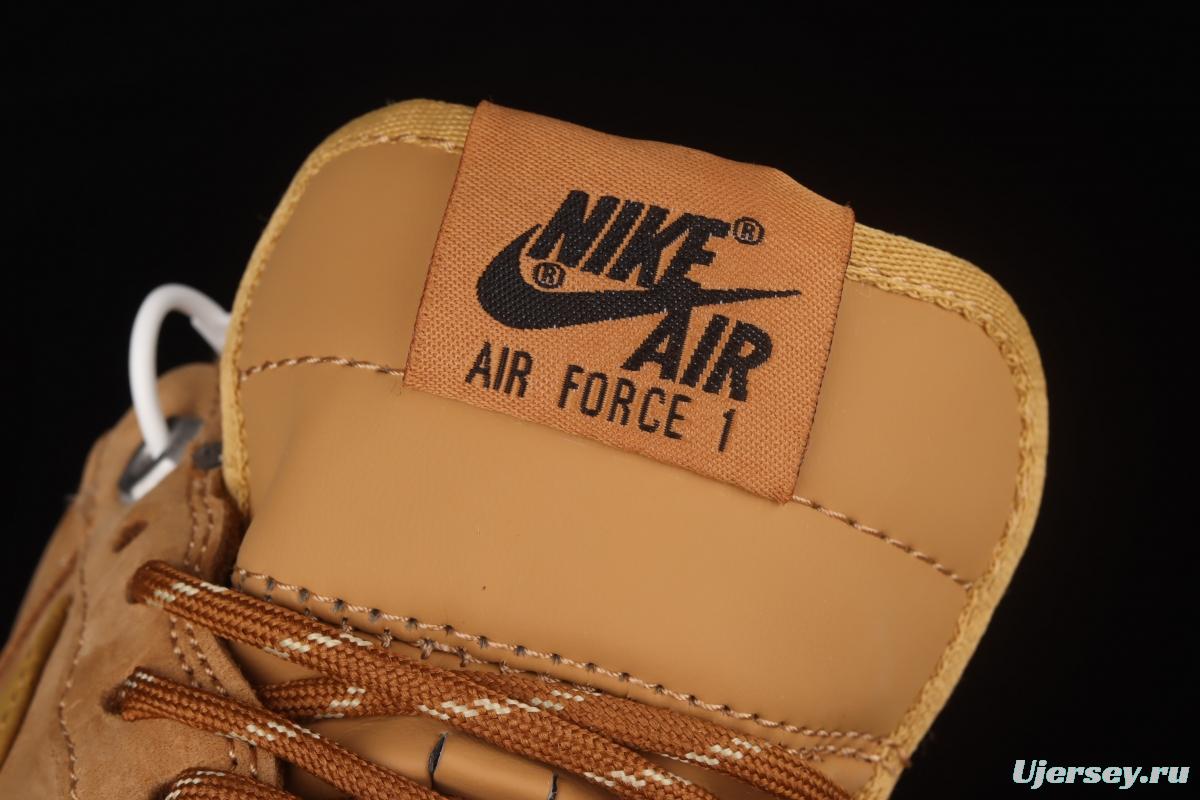 NIKE Air Force 1'07 WB AF1 suede wheat color head low upper board shoes CJ9179-200