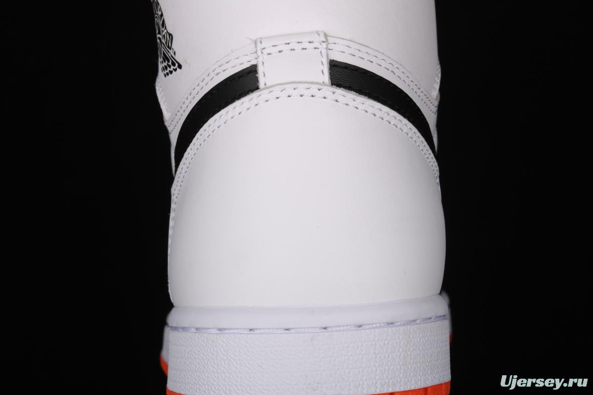 Air Jordan 1 High OG Black Toe Shattered Backboard rebound black toe high top basketball shoes 555088-180