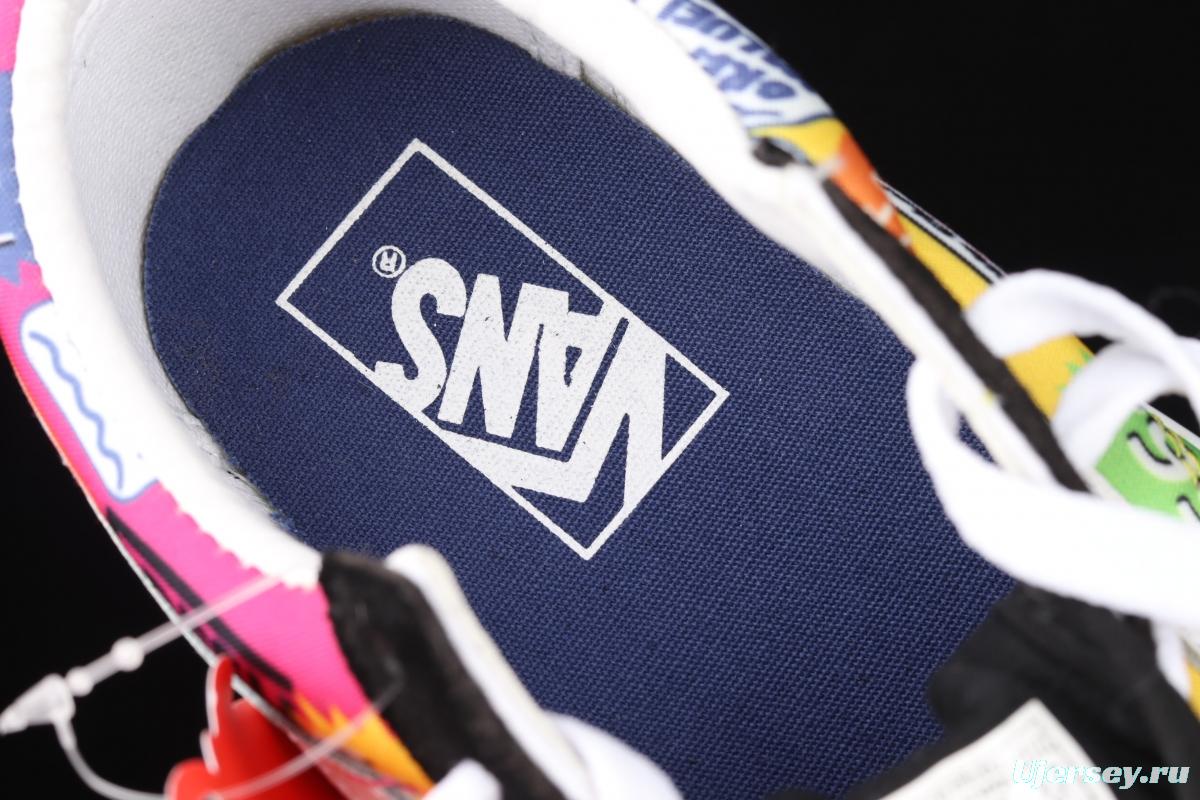 Vans Old Skool 2021 summer new color alphabet printing leisure sports board shoes VN0A38G2VFK