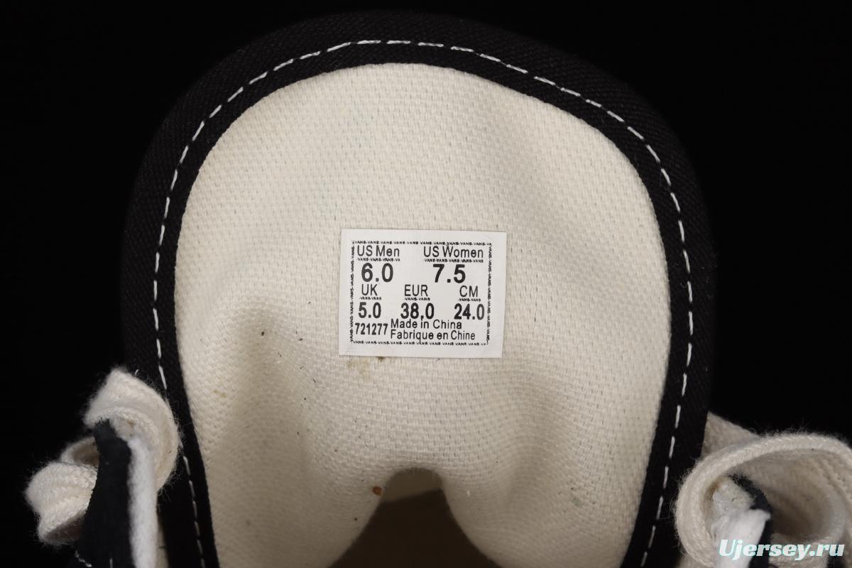 Vans Style 36 Retro black and white PEACEMINUSONE short head limited edition skateboard shoes VN0A3DZ3VTA