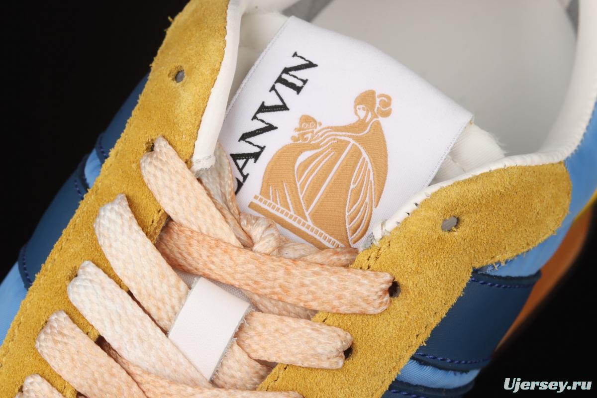 Lanvin Bumper French classic luxury brand Langfan retro leisure sneakers