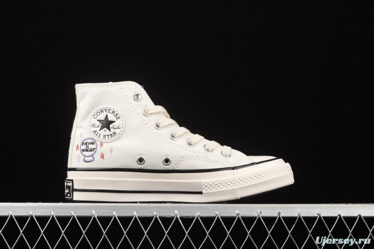 Converse Chuck 70 embroidered Star High Top Leisure Board shoes 572431C