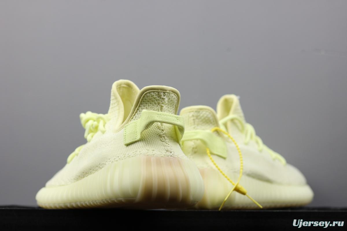 Adidas Yeezy 350V2 Real Boost Basf F36980 Darth Coconut 350 second generation light yellow original BASF popcorn