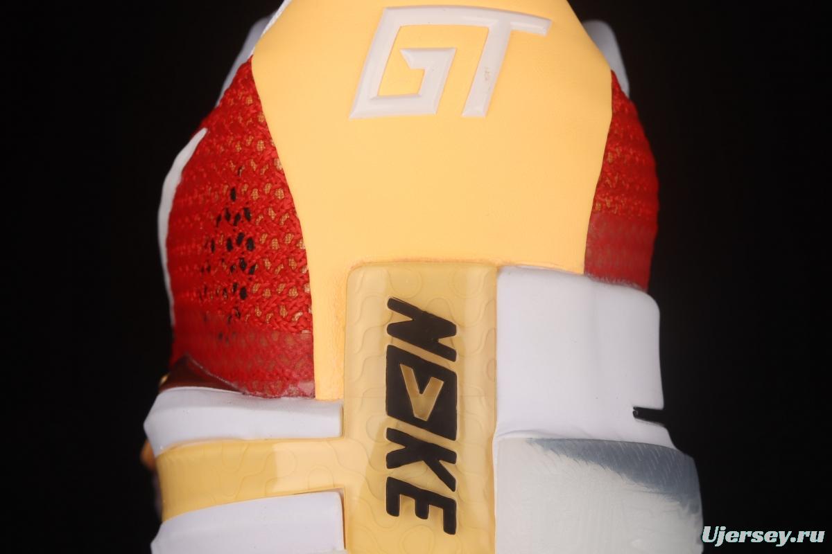 NIKE Air Zoom G.T.Cut EP first white and red actual combat series basketball shoes CZ0176-100