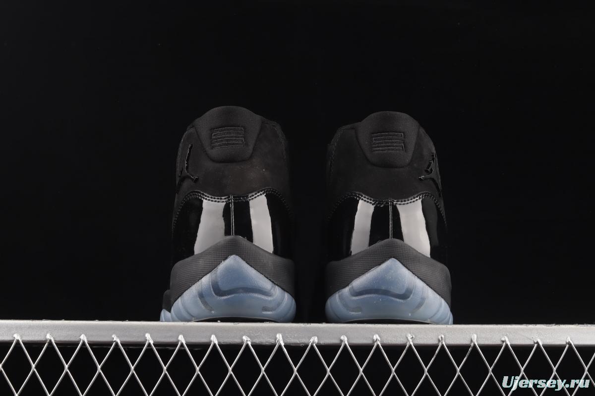 Air Jordan 11 Cap and Gown 11 Black Gamma Black Samurai 378037-005