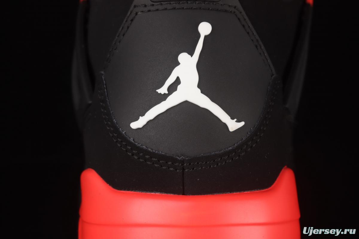 Air Jordan 4 Retro SE University Blue new black and red suede retro leisure sports culture basketball shoes CT8527-016