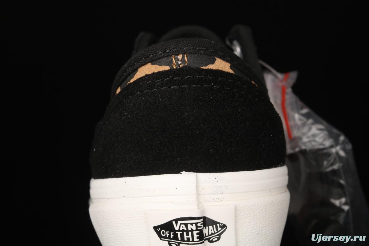 Vans Style 36 Decon Sf Vance leopard print spliced fur retro low upper shoes VN0A3MVL4Y5