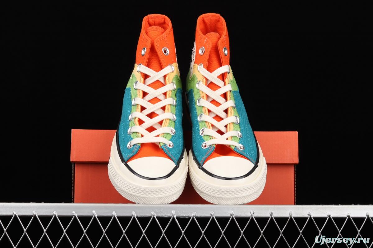 Converse Chuck 70 2021 new Samsung standard splicing color high upper canvas shoes 170836C