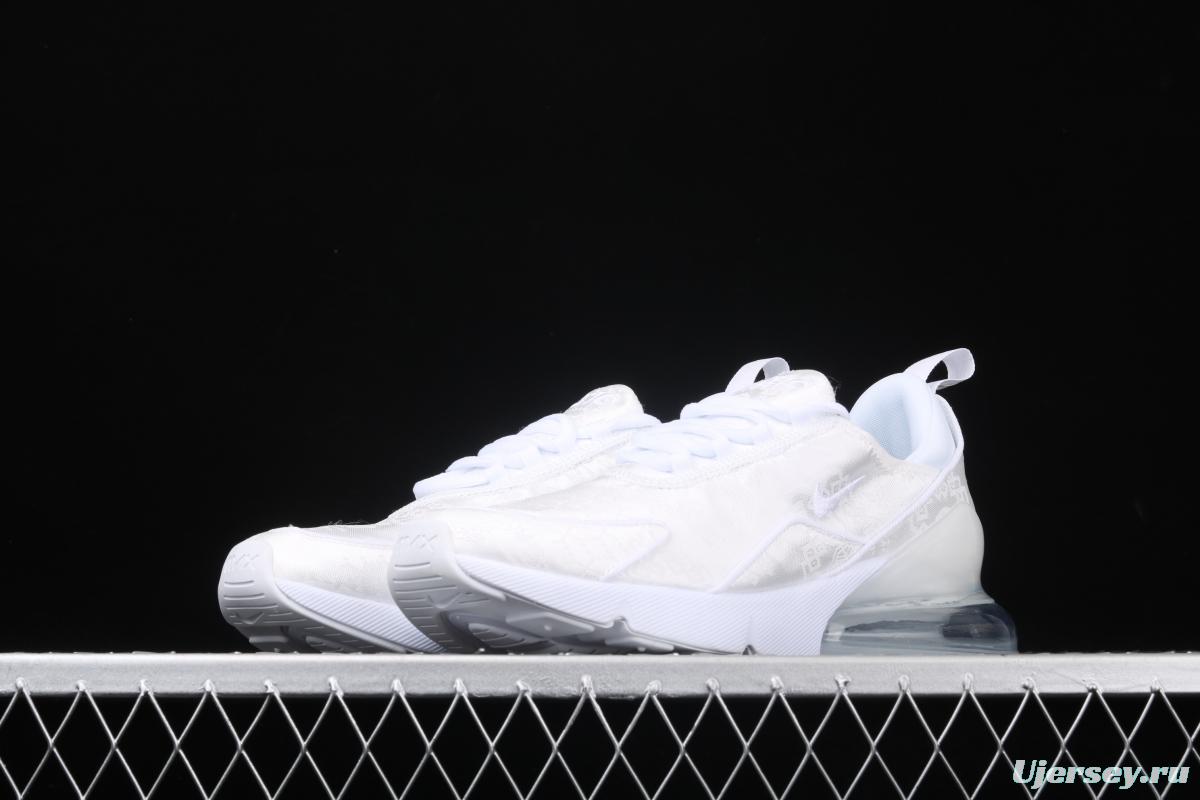 NIKE Max 270White silk half-palm air cushion running shoes AJ0499-100