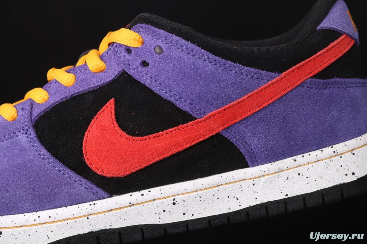 NIKE DUNK SB Low SP grape purple retro low side leisure sports skateboard shoes BQ6817-008