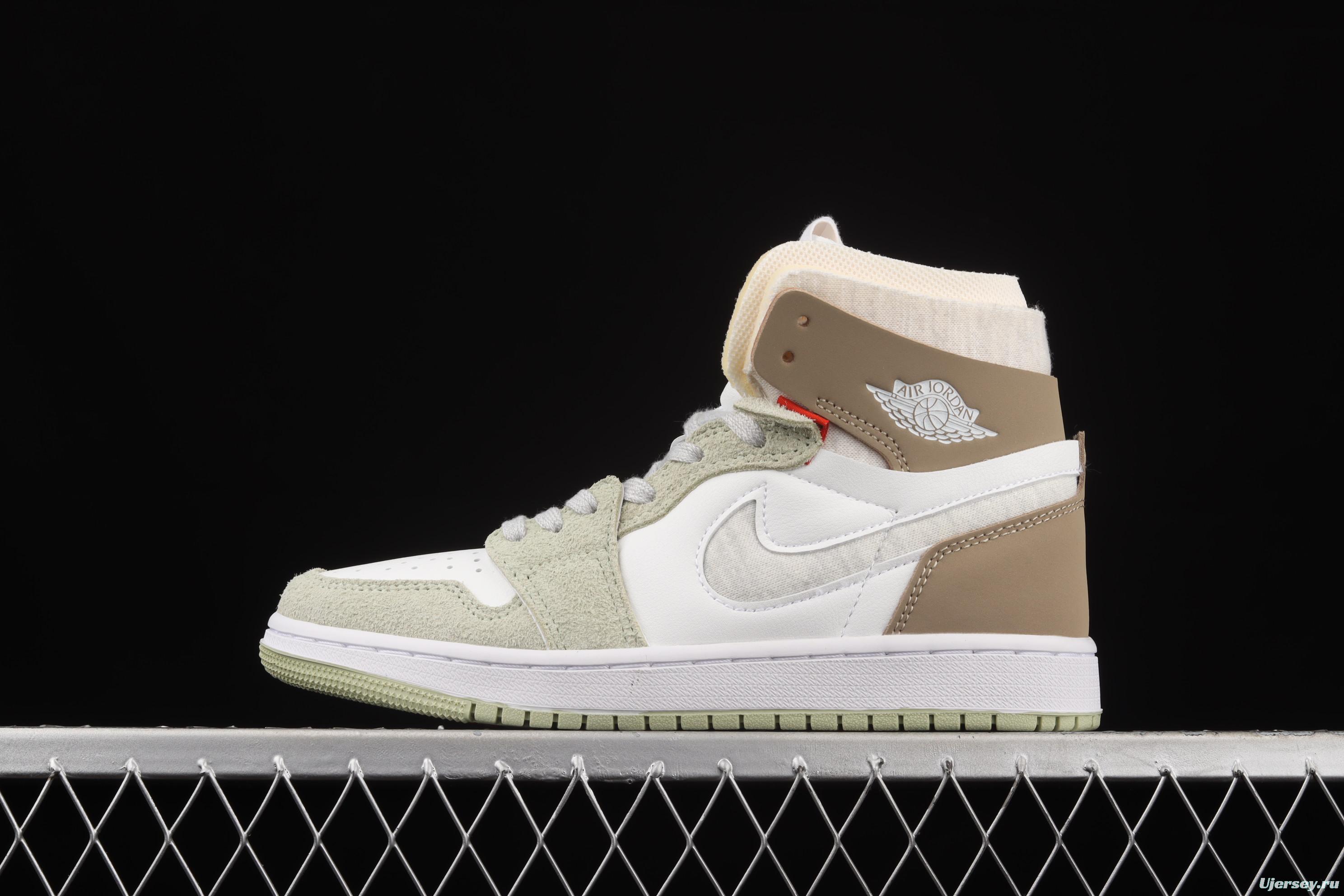 Air Jordan 1 Zoom Air CMFT Milk Brown CT0979-102