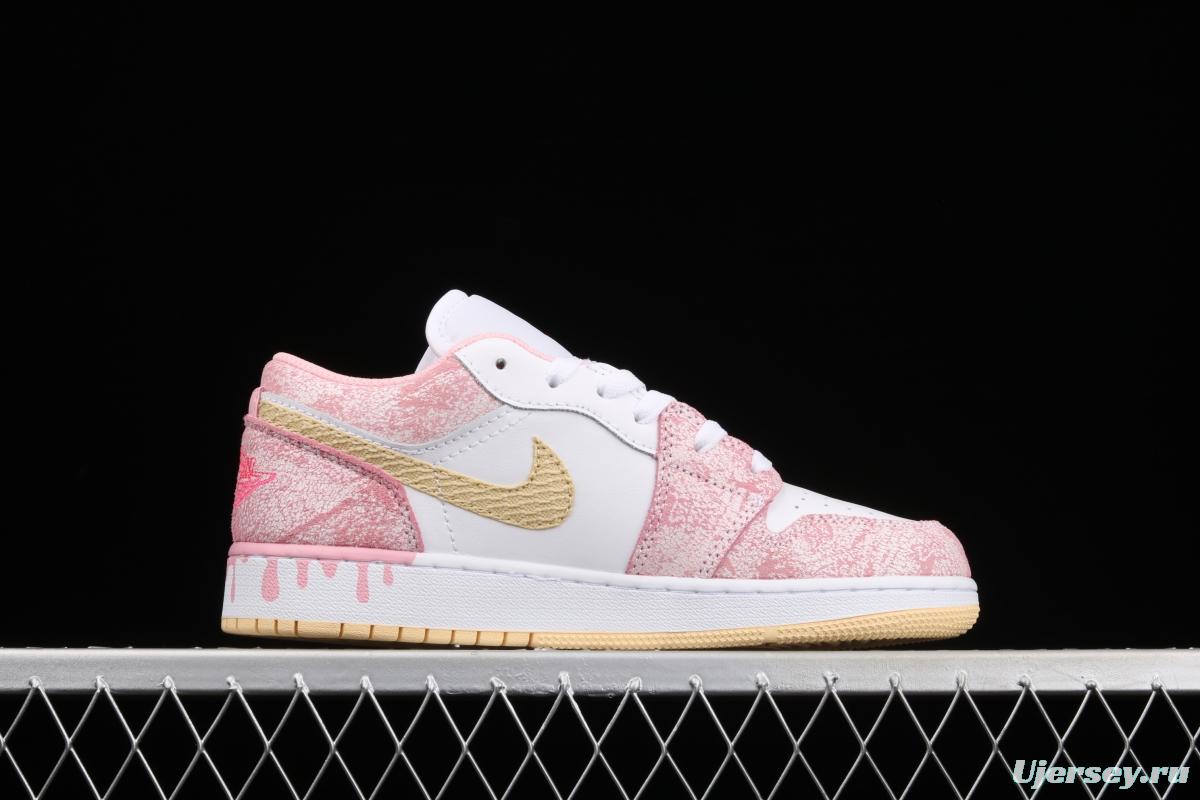 Air Jordan 1 Low GS low-top ice cream low-top basketball shoes CW7104-601