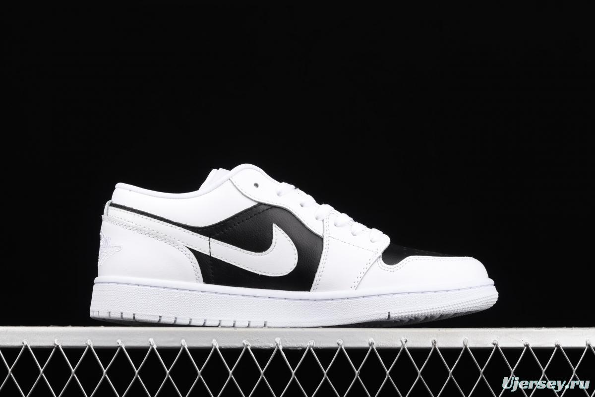 Air Jordan 1 Low black and white panda low-side culture leisure sports shoes DC0774-100