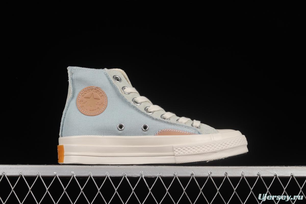 Converse 1970s water blue stitching high-top casual sneakers 572611C