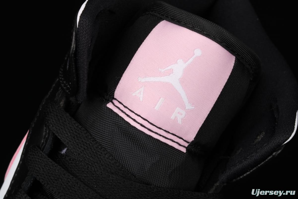 Air Jordan 1 Mid GS Panda Zhongbang Basketball shoes 555112-103