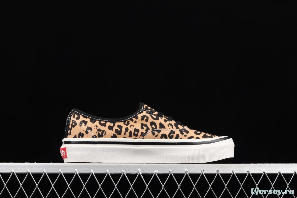 Vans Authentic 44 DX Anaheim low top leopard print low top board shoes VN0A54F29GI