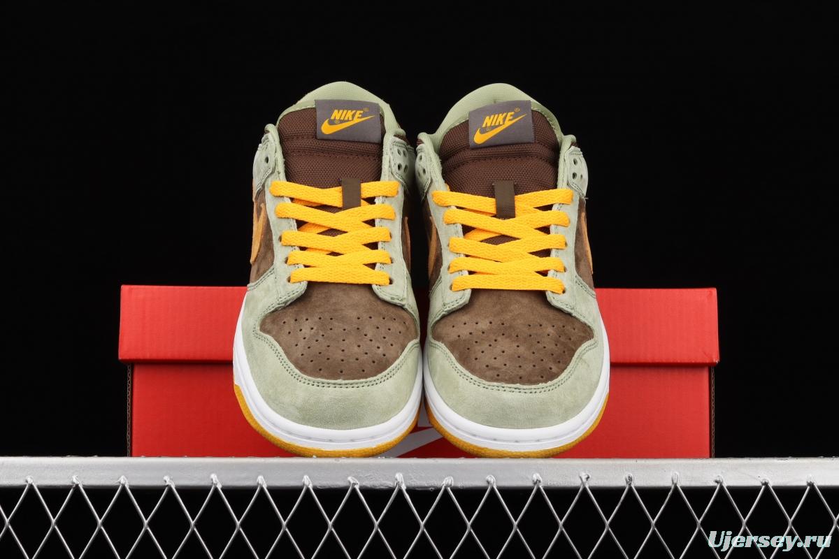 NIKE SB DUNK Low Prm green brown orange SB rebound fashion casual board shoes DH5360-300