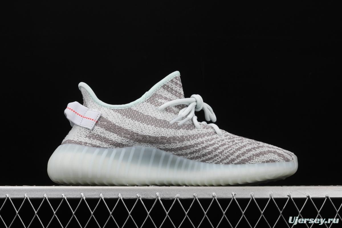 Adidas Yeezy 350V2 Real Boost Basf B37571 Darth Coconut 350 second generation combustible ice blue zebra BASF Boost