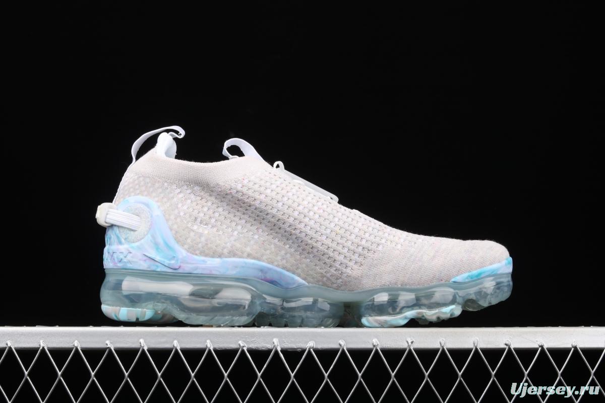 NIKE Air Vapormax 2020 Flyknit fly-woven fast lace full-palm air cushion jogging shoes CJ6740-100