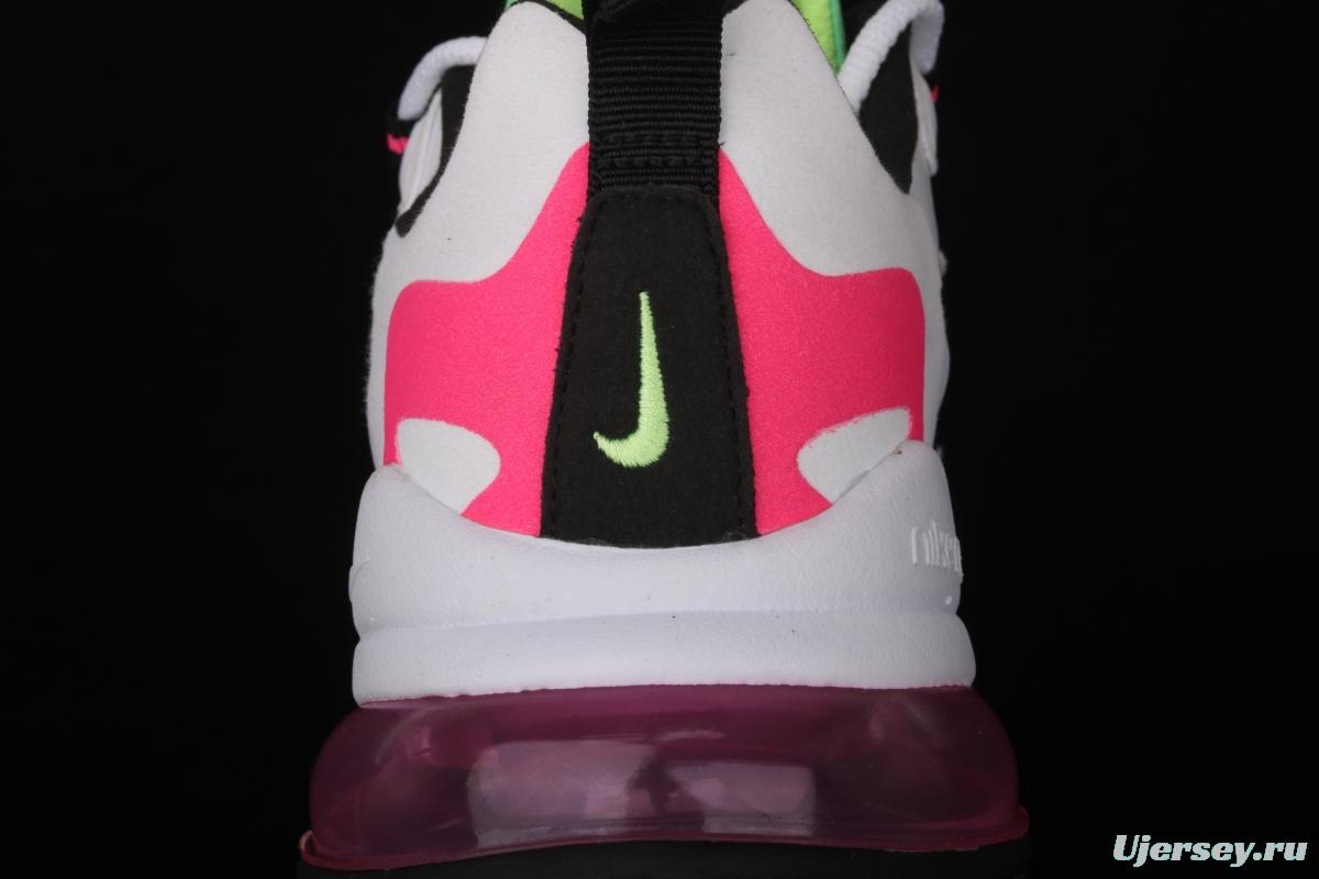 NIKE Air Max 270React new high-frequency mesh function half-palm air cushion cushioning running cloth shoes CJ0619-101