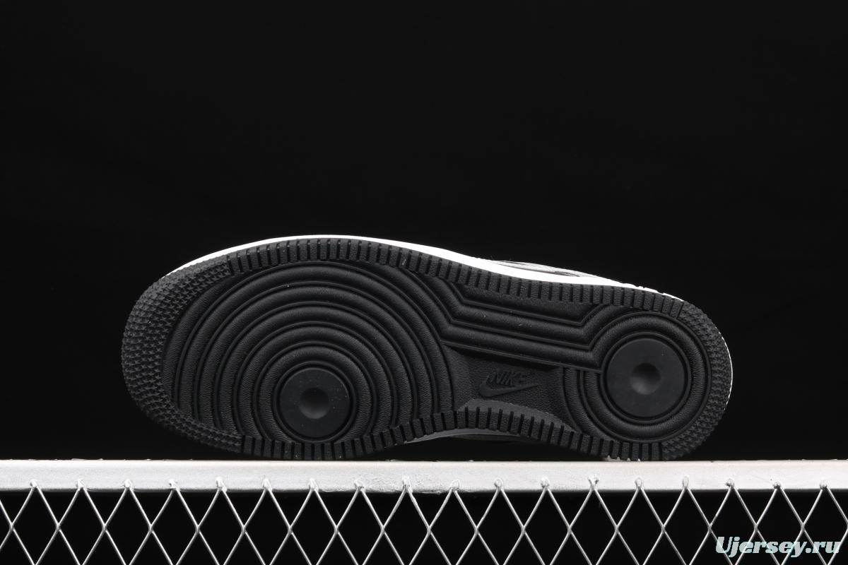 NIKE Air Force 1 Low 3M reflective serpentine hook low side sports leisure board shoes DJ6033-001