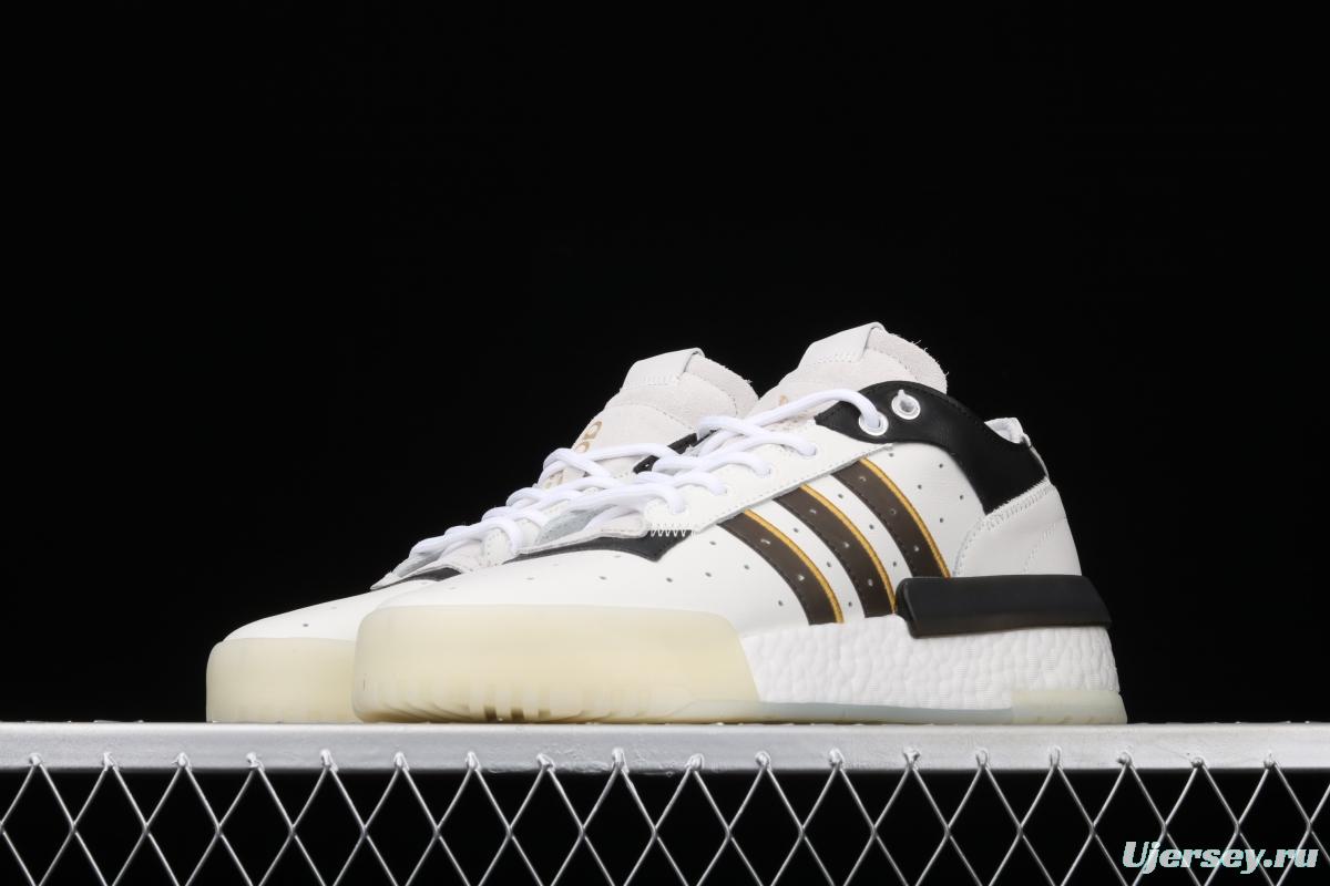 Adidas Rivalry RM Low Boost EF6443 striped casual shoes with thick soles