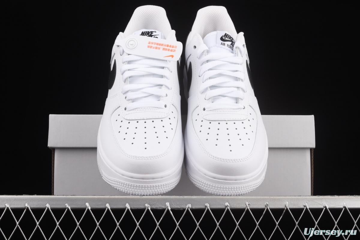 NIKE Air Force 1o07 Low AN20 classic white and black low-top casual board shoes CT2302-100