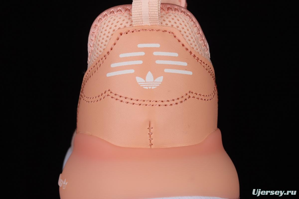 Kids Adidas ZX 2K FW2361 clover is light and breathable in summer Kids