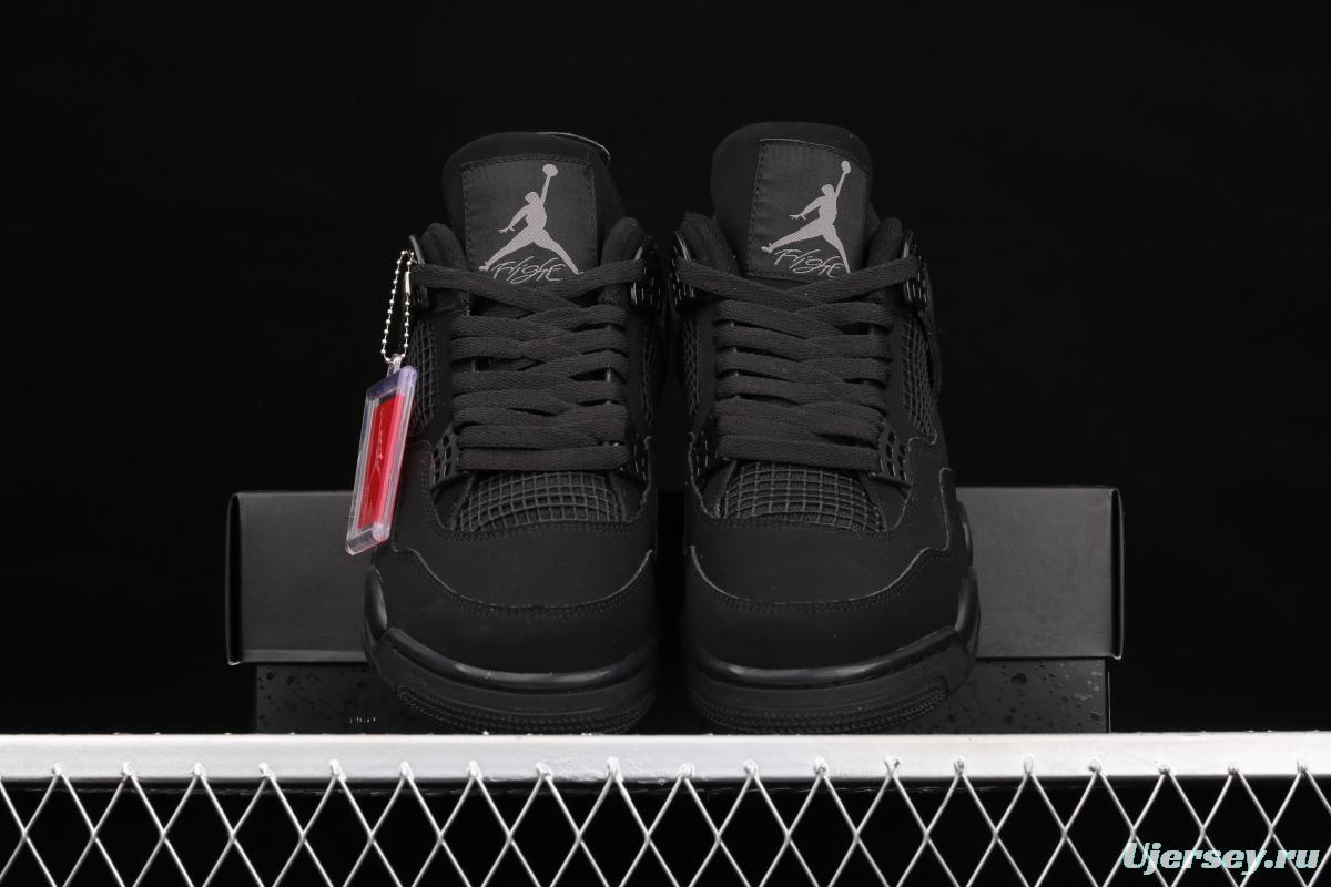 Air Jordan 4 Black Cat black cat headlayer real standard CU1110-010