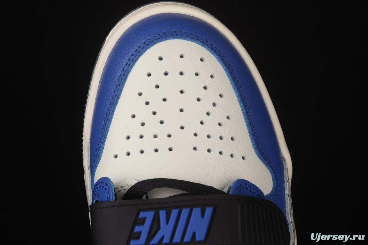 Jordan Legacy 312 white and blue color Velcro three-in-one board shoes AQ4160-104