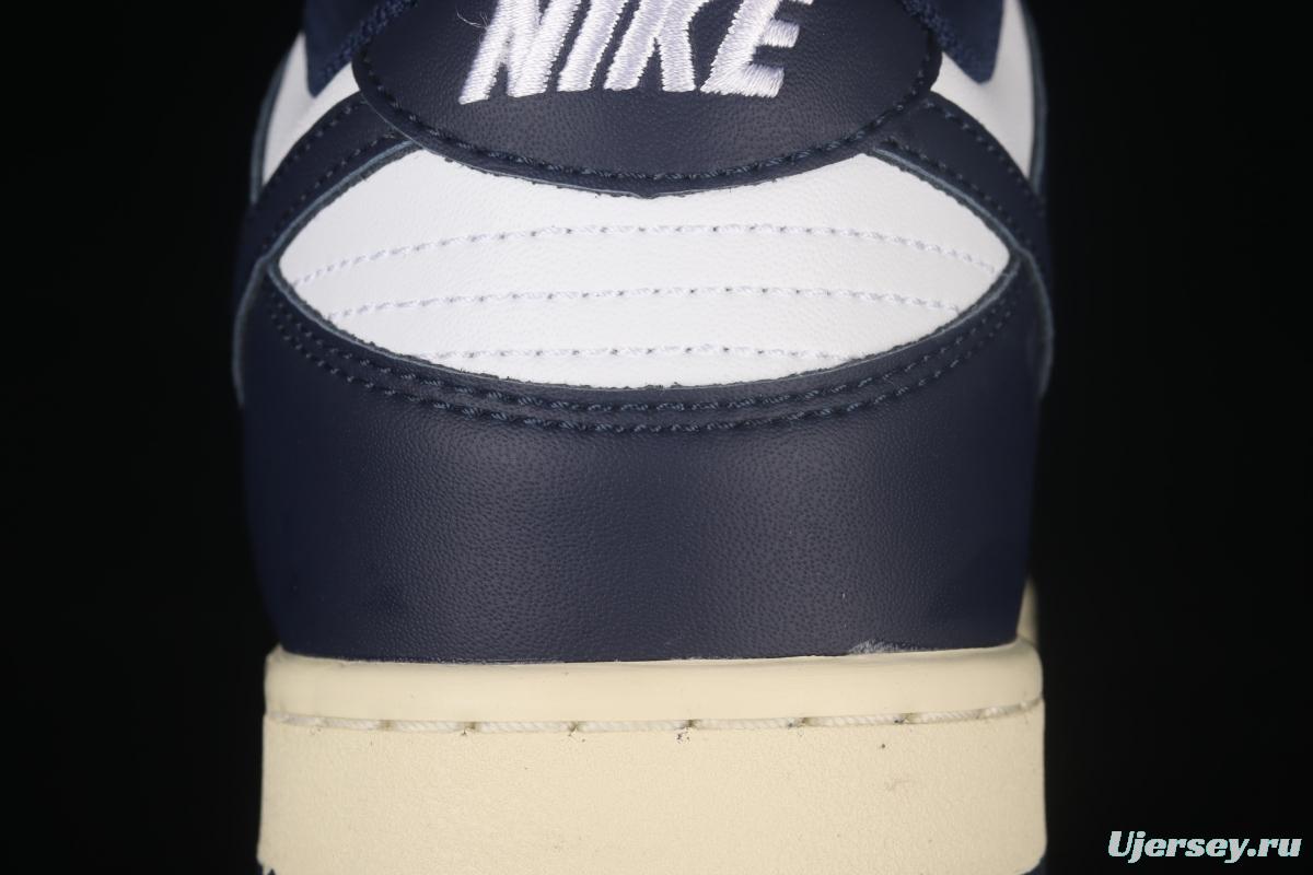 NIKE SB DUNK Low Navy Blue navy blue color SB buckle rebound fashion casual board shoes DD1503-115