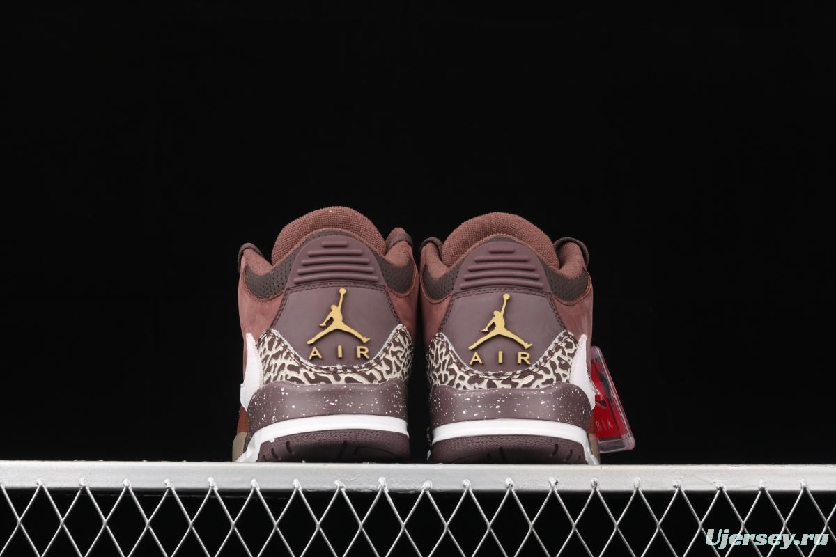 Air Jordan 3 SE Denim AJ3 Joe 3 barbed khaki brown basketball shoes 626988-018