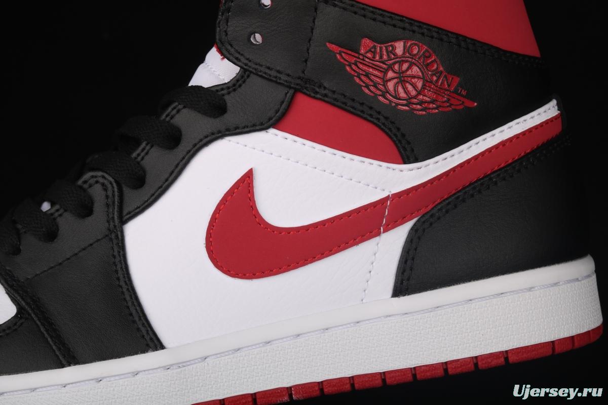 Air Jordan 1 Mid SE black, white and red 554724-122