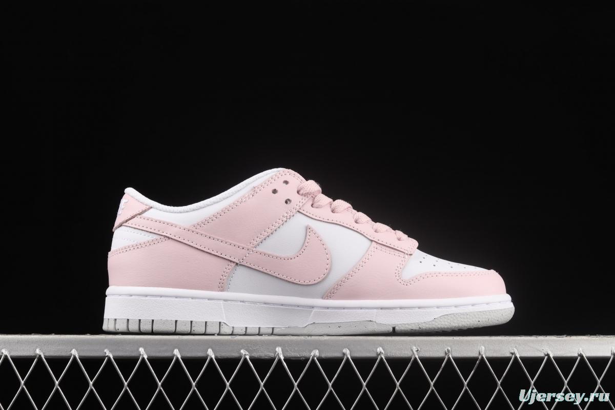 NIKE SB DUNK Low Move To Zero soft powder color SB buckle rebound fashion leisure board shoes DD1873-100