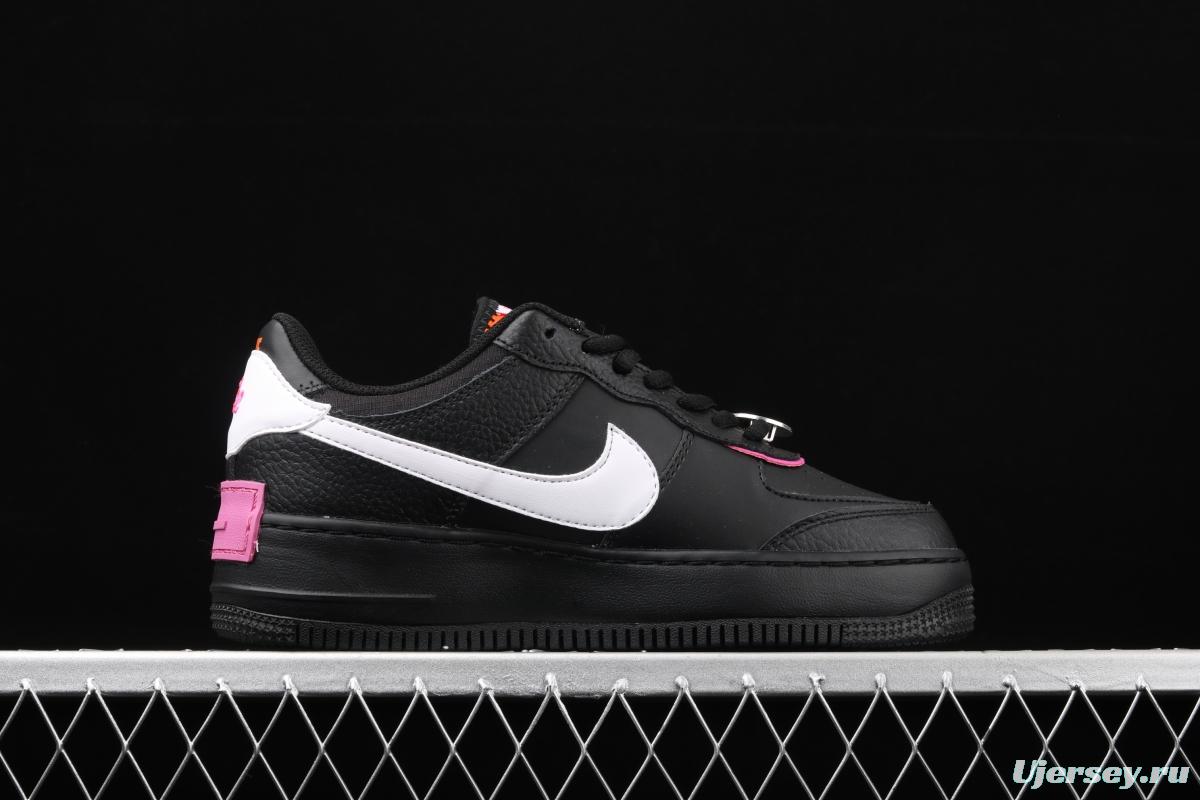 NIKE Air Force 1 ShAdidasow light weight heighten Velcro low-top board shoes CU4743-001