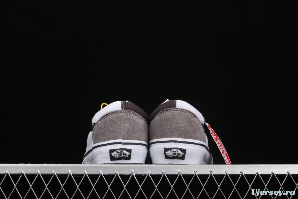 Vans Old Skool Vance black, white and gray color low-side vulcanized canvas casual shoes VN0A4BVAK10