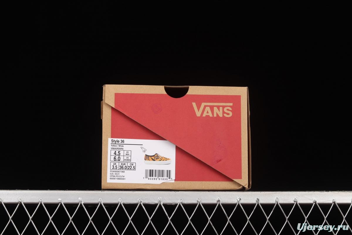 Vans Style 36 million year of Tiger limits low-top casual board shoes VN0A5RD0RA