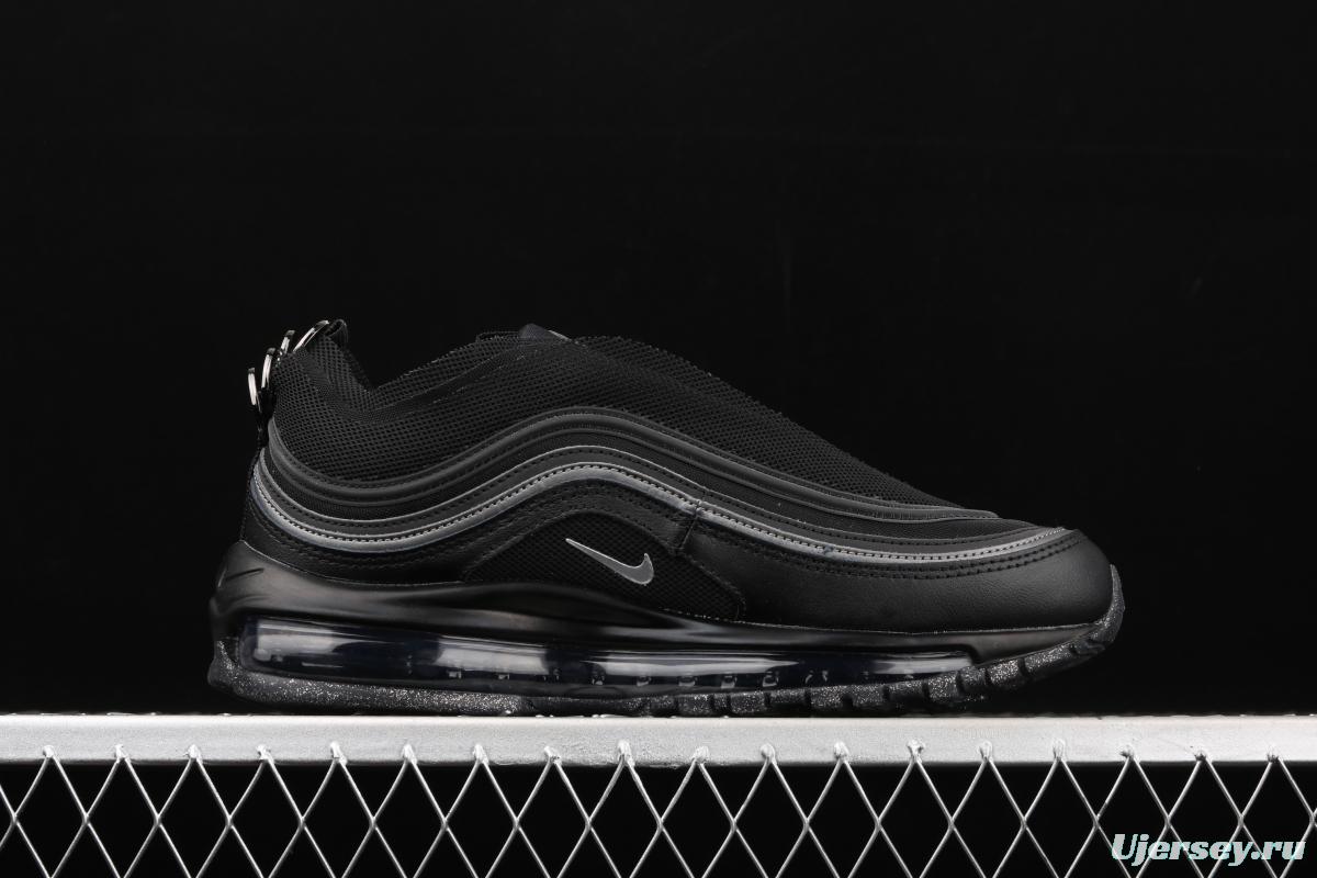 NIKE Air Max 97 Lx black net bullet air cushion running shoes CV9552-001