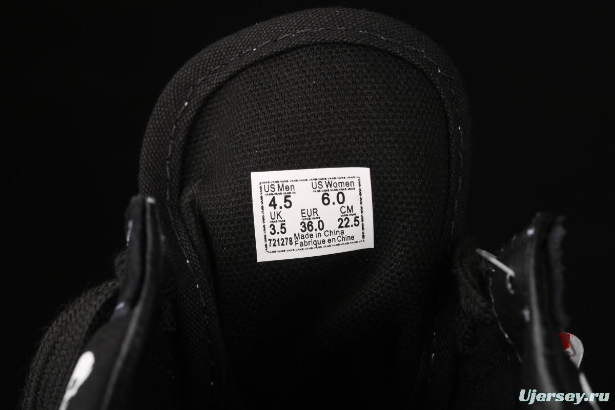 Vans Style 36 million skull print low side vulcanized canvas casual shoes VN0A4BVEN8K black skull